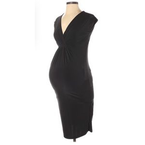 Isabella Oliver black cocktail career dress